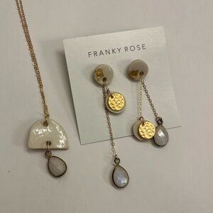 Clay earring and necklace SET